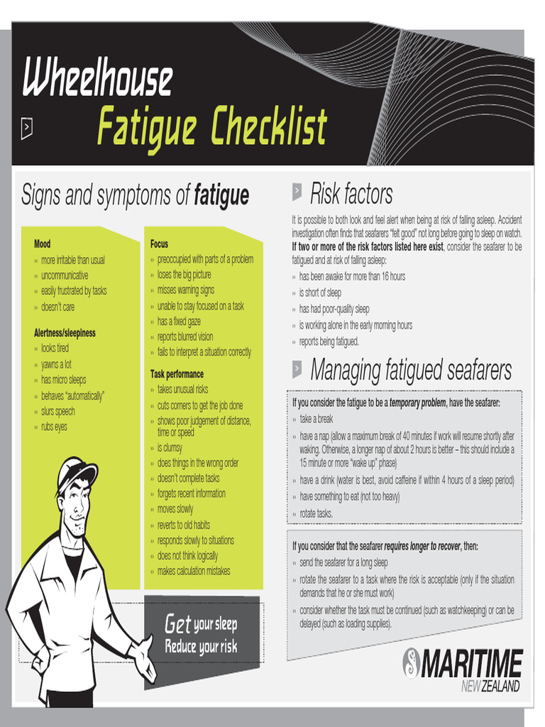 Seafarer Fatigue: Signs and Management | PDF | Sleep | Determinants Of ...