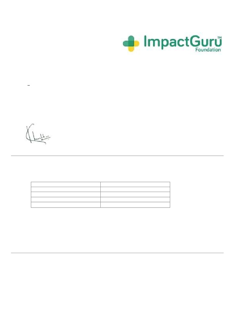 80G Donation Receipt for Tax Records | PDF