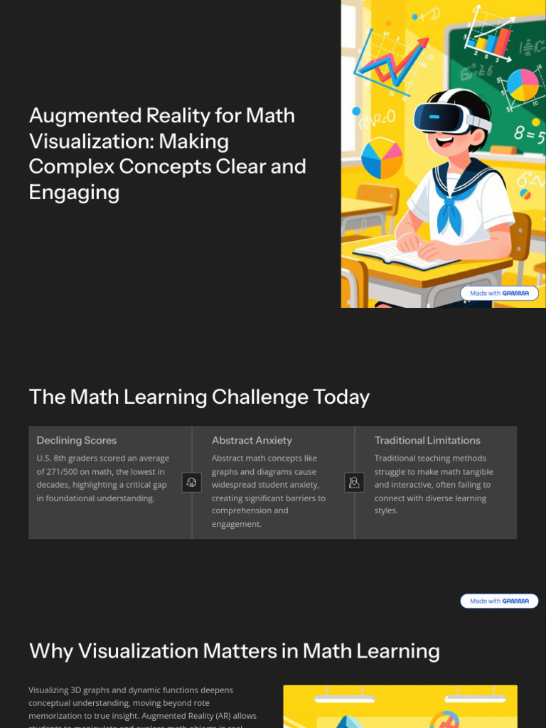 Augmented Reality Enhancing Math Learning | PDF | Augmented Reality ...