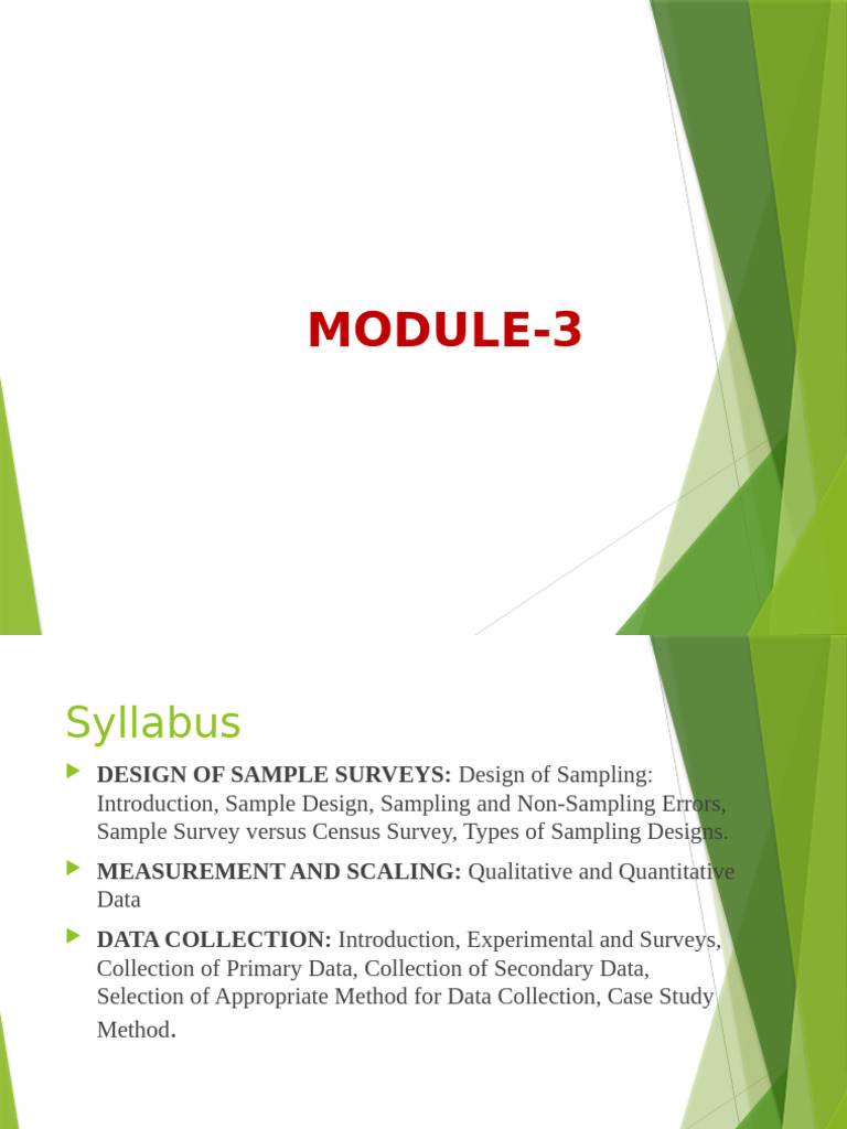 Sample Survey Design and Methods Guide | PDF | Sampling (Statistics ...