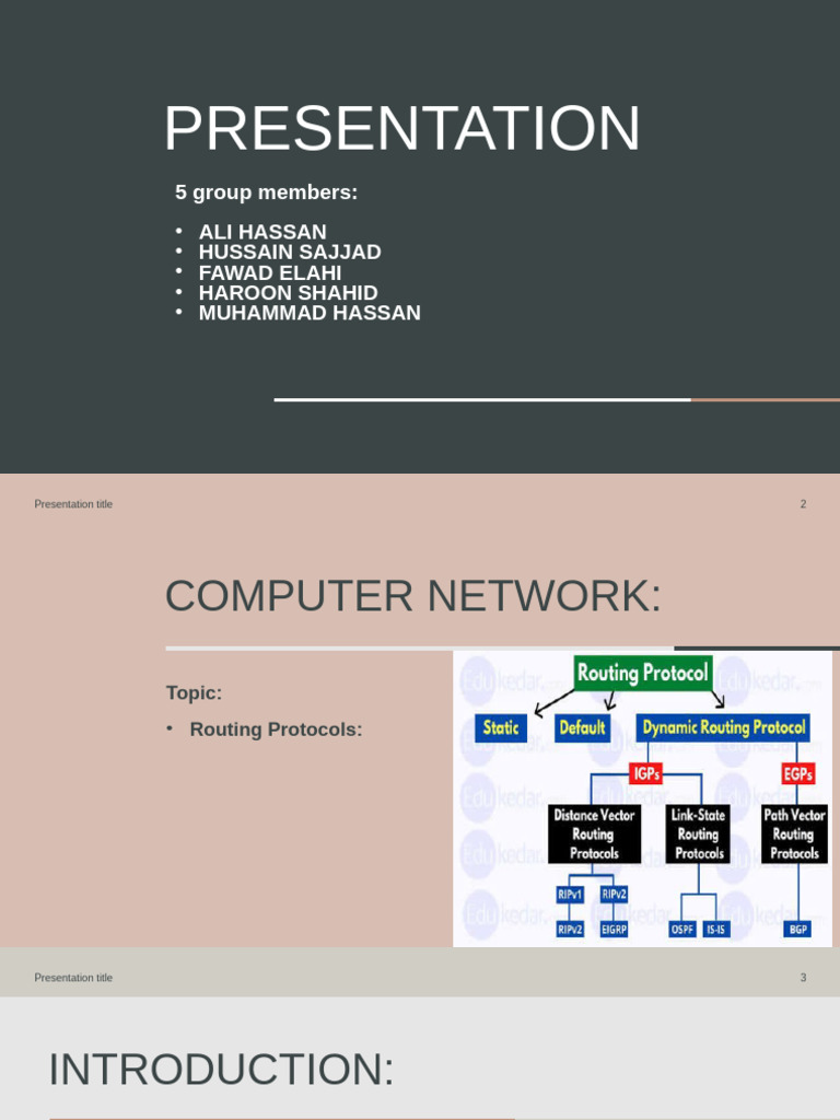 Understanding Routing Protocols in Networks | PDF | Routing | Network ...