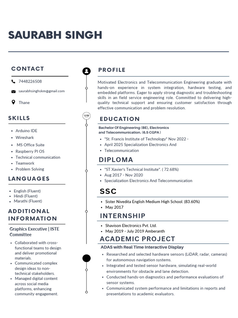 Electronics Engineering Graduate Profile | PDF | Computing