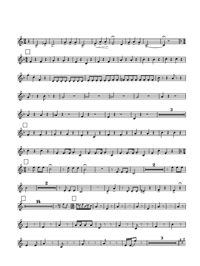 Bass Flute Variations Arrangement | PDF | Compositions | Musical ...