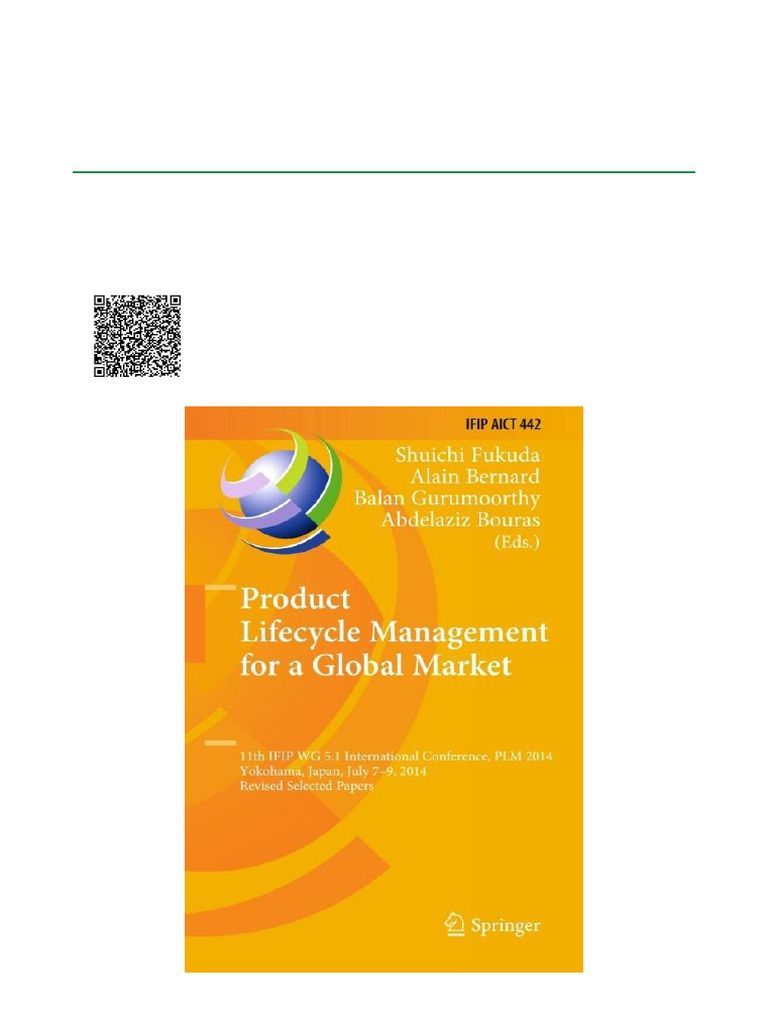 Product Lifecycle Management for a Global Market 11th IFIP WG 5.1 ...