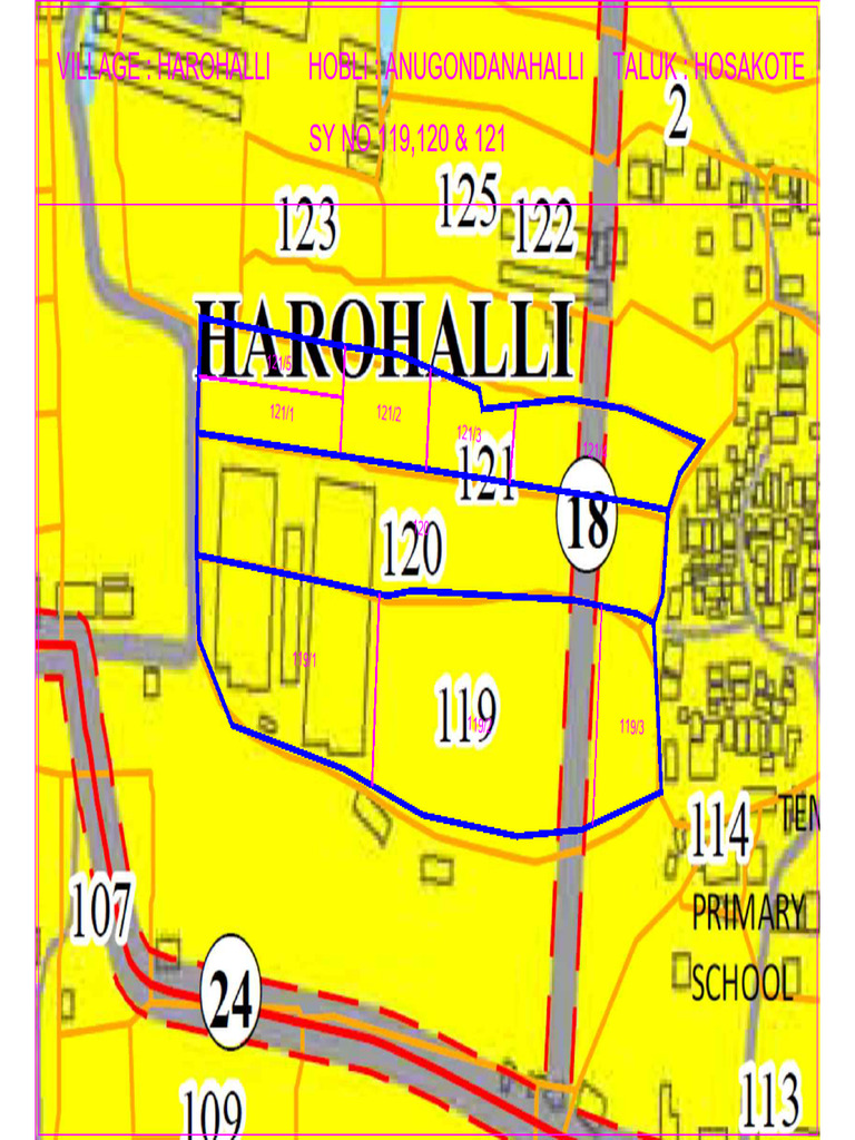 Harohalli 119 120 121 - CDP | PDF