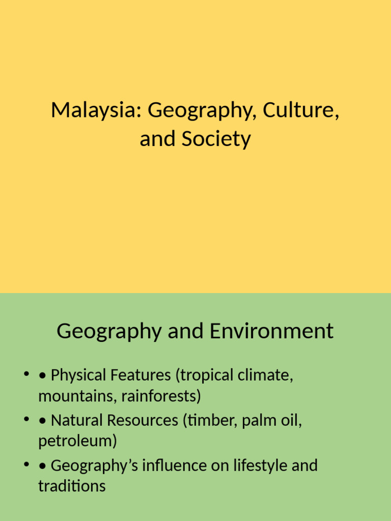 Malaysia Multicultural Presentation | PDF