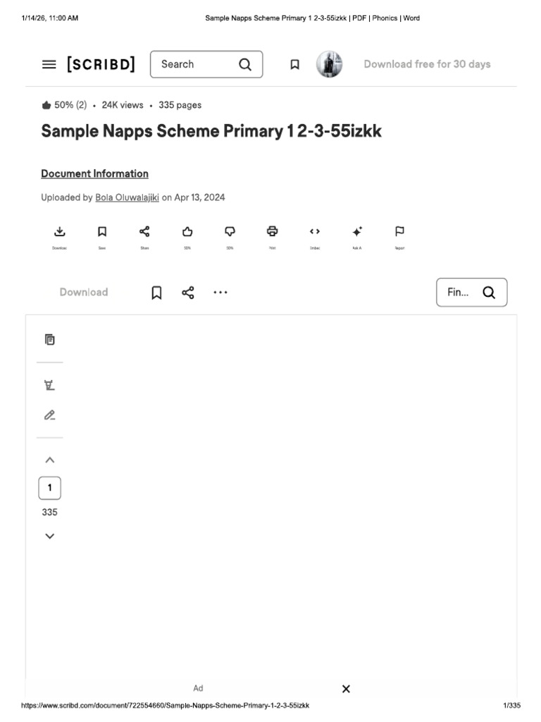 Sample Napps Scheme | PDF