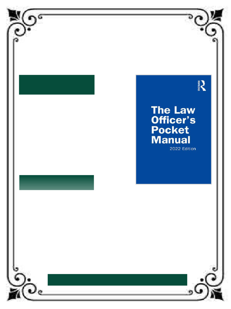 The Law Officer's Pocket Manual: 2022 Edition John G. Miles ebook easy ...