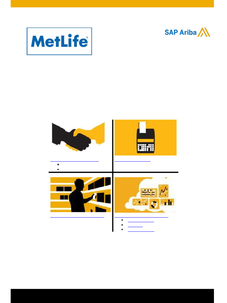 MetLife Supplier Information Portal Guide | PDF | Procurement | Supply ...