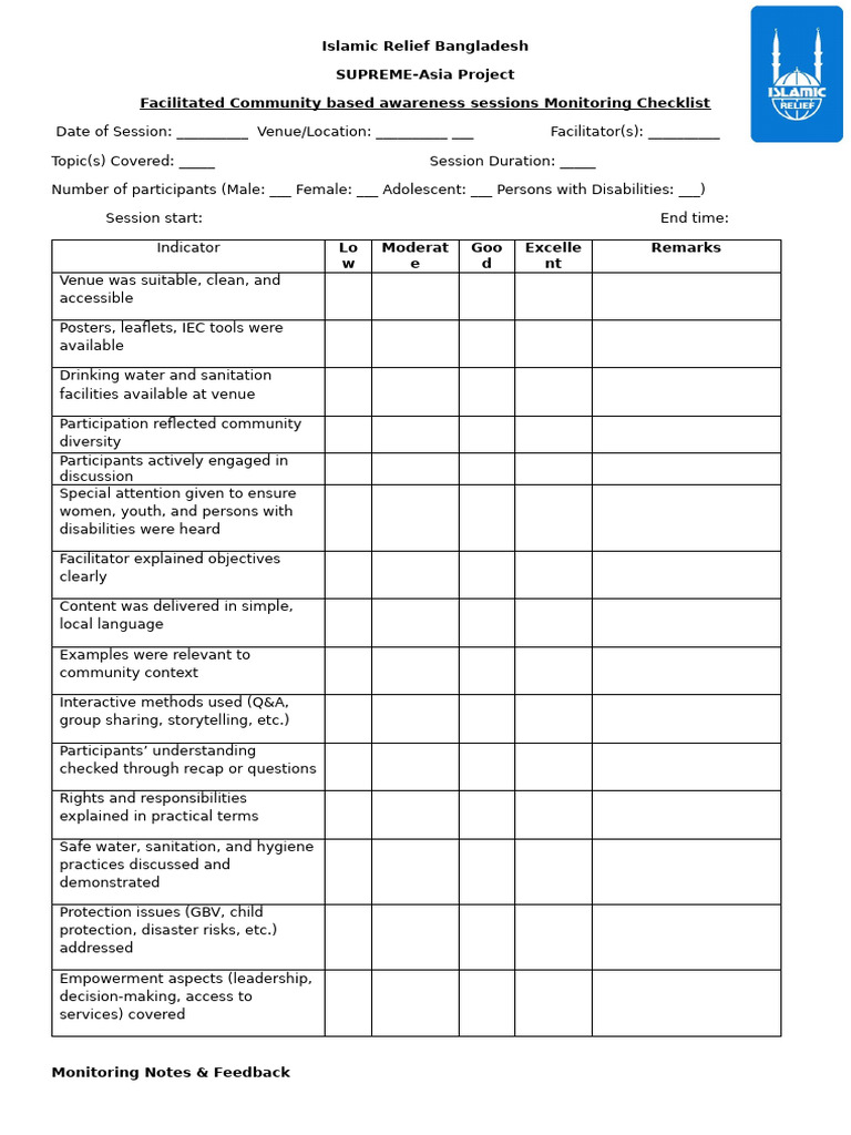 Community Based Awareness Sessions (1) | PDF