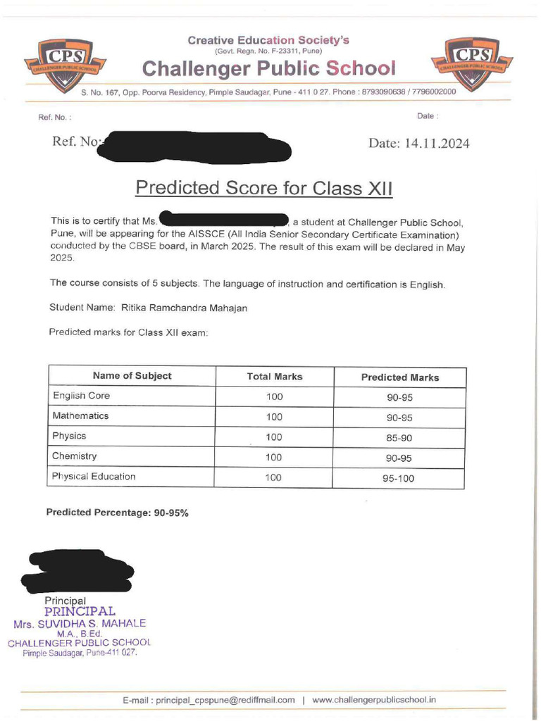 Sample Predicted Score | PDF