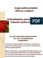 Patologia psihosomatică. Psihodietetica persoanelor cu tulburări psihosomatice