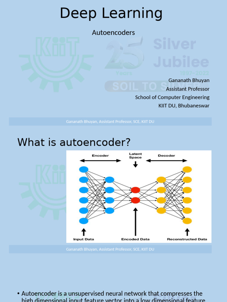 11 DL Autoencoders | PDF | Data Compression | Artificial Intelligence