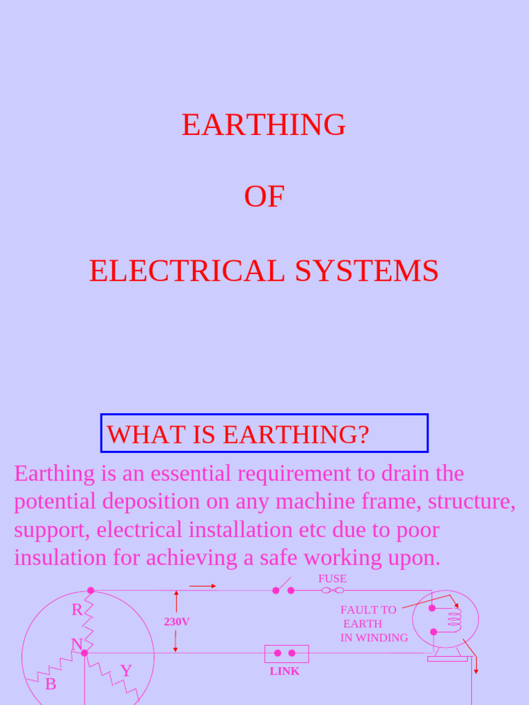 Earthing | PDF | Electricity | Power (Physics)