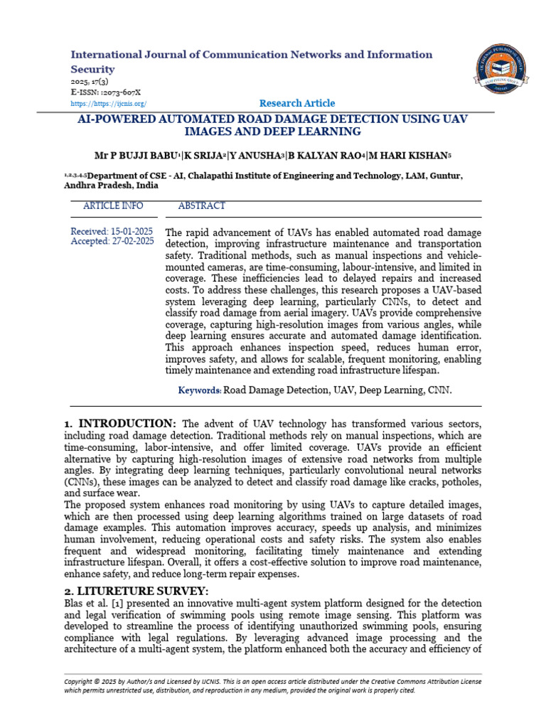 AI Road Damage Detection with UAVs | PDF | Deep Learning | Unmanned ...