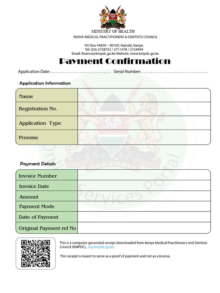 KMPDC Payment Confirmation Receipt | PDF