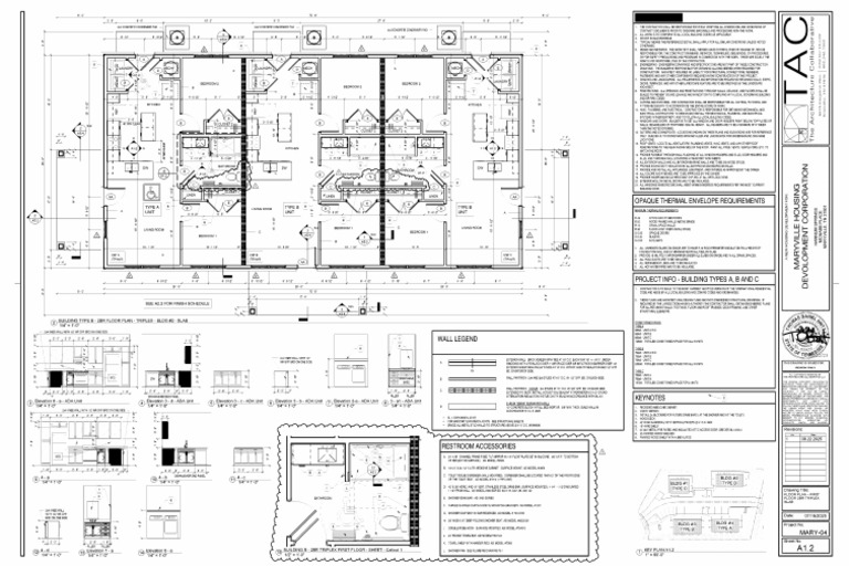 A1.2 Floor Plan - First Floor 2br Triplex Slab (Add 2 Plan) - Page 3 | PDF
