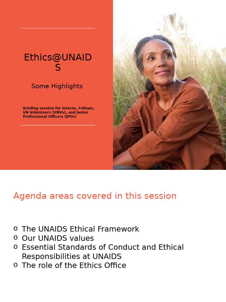 Ethics@UNAIDS Presentation December 2025 | PDF | Joint United Nations ...