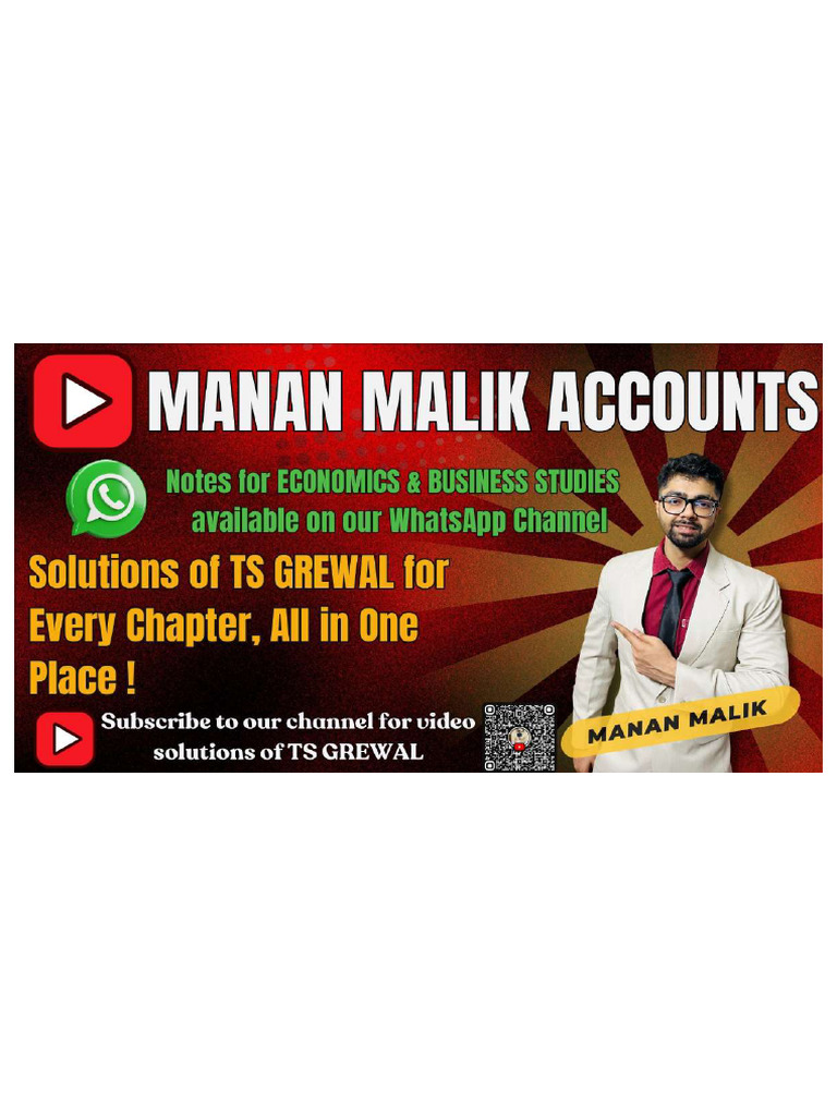 Manan Malik Sample Paper Solutions 2025 | PDF
