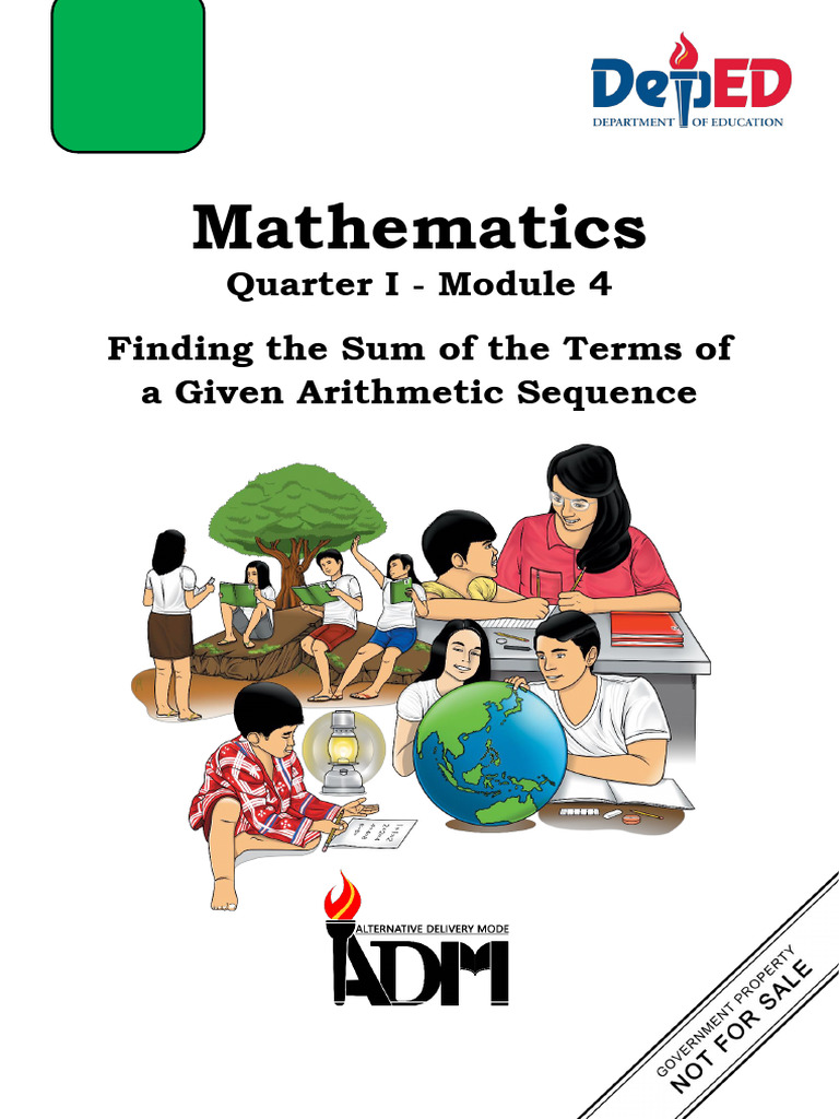 Math10 q1 Mod4 Sum of the Terms of a Given Arithmetic Sequence ...