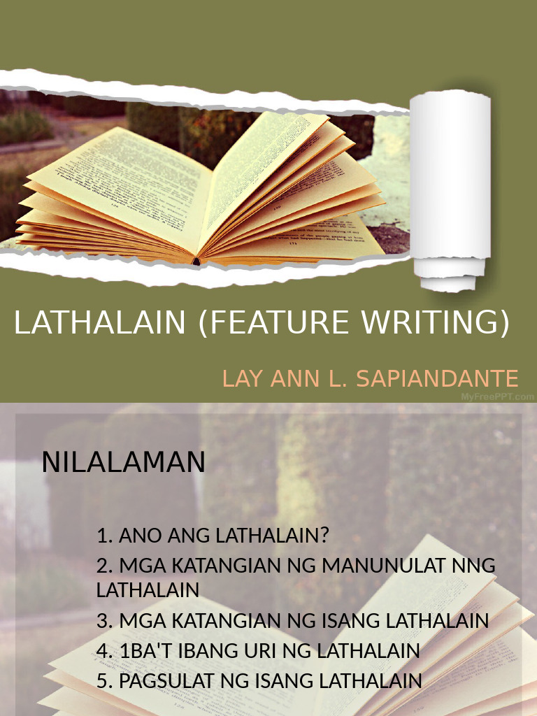 Tanging Lathalain Lesson 1 | PDF