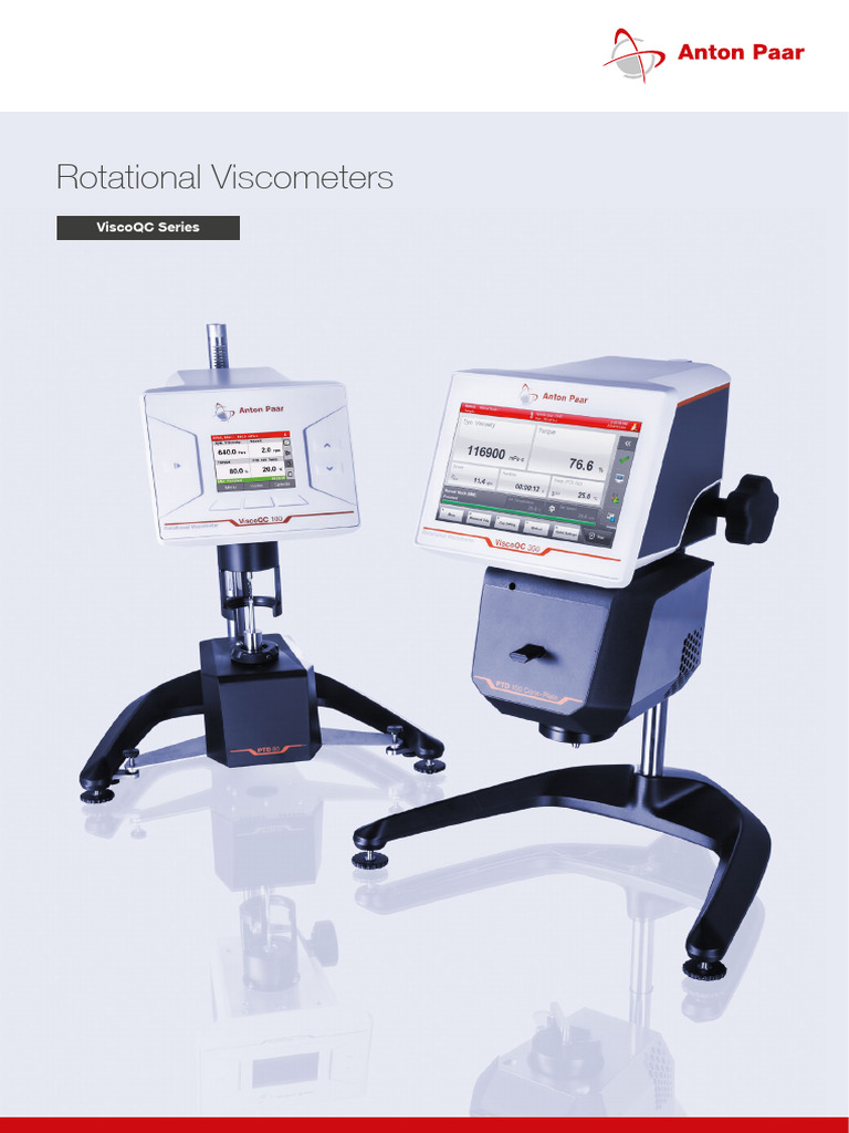 ViscoQC Series: Advanced Rotational Viscometers | PDF | Applied And ...