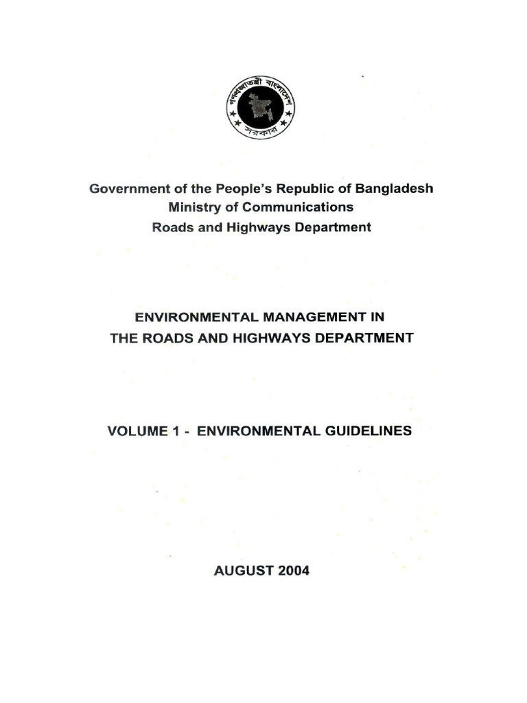 ENVIRONMENTAL MANAGEMENT IN RHD | PDF