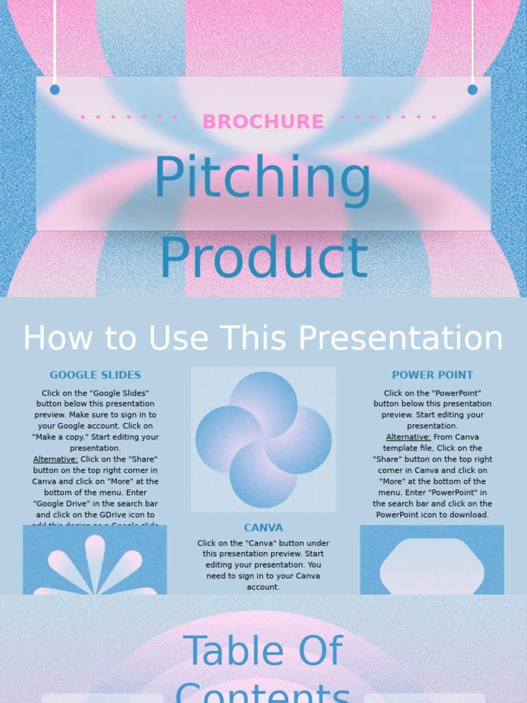 Modern Geometric Gradient Pitching Product Brochure | PDF | Microsoft ...