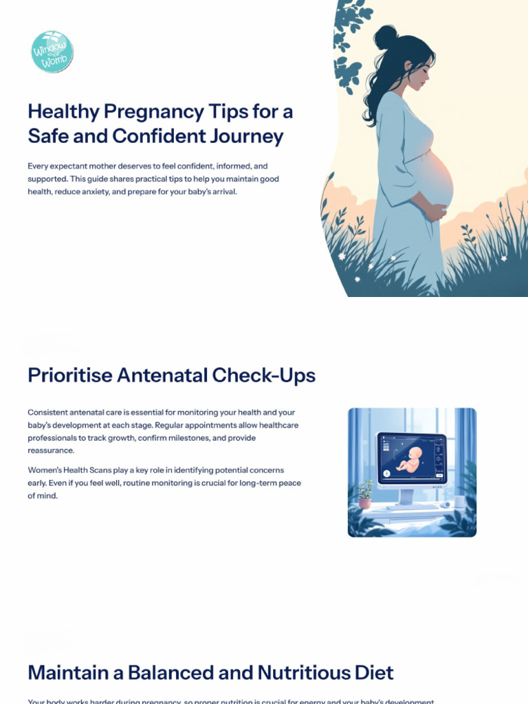 Healthy Pregnancy Tips for a Safe and Confident Journey | Women’s ...