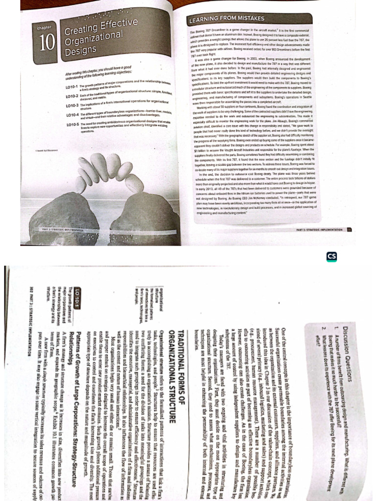 Chapter 10 Creating Effective Organization Designs | PDF