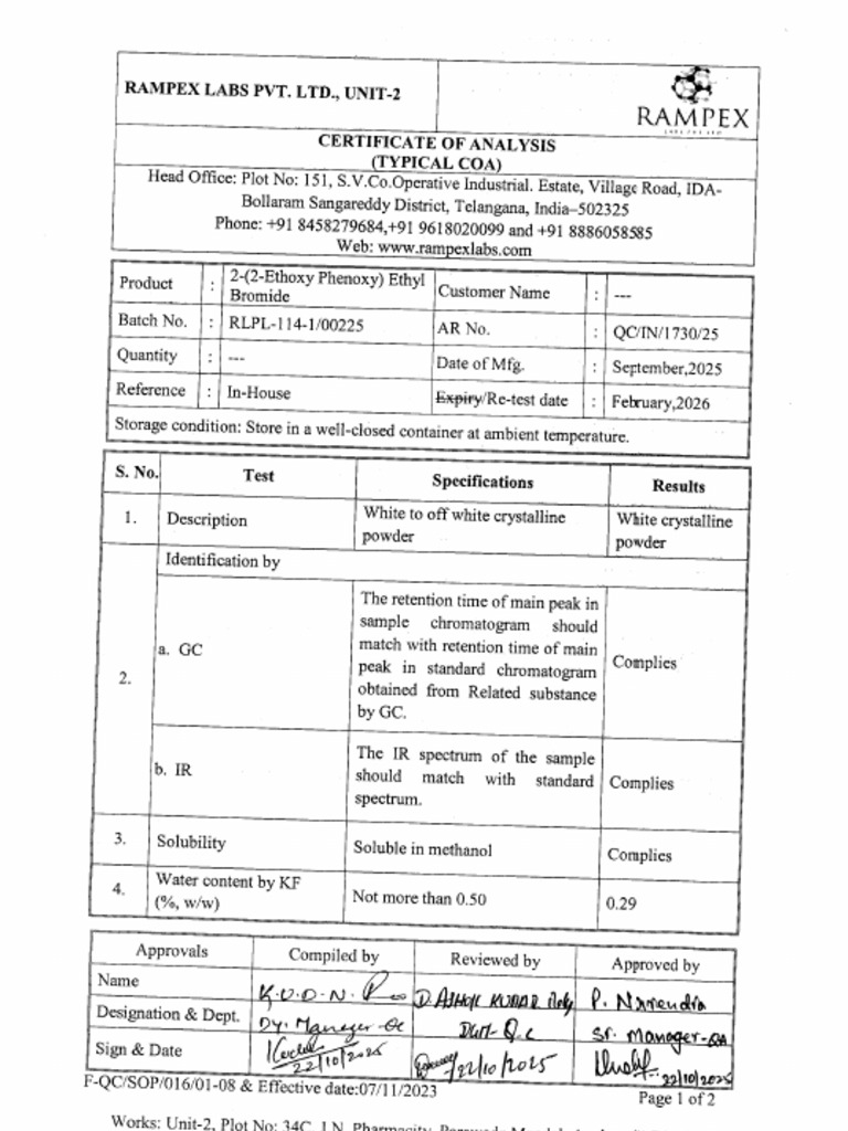 RLPL 114 1 Typical Coa | PDF