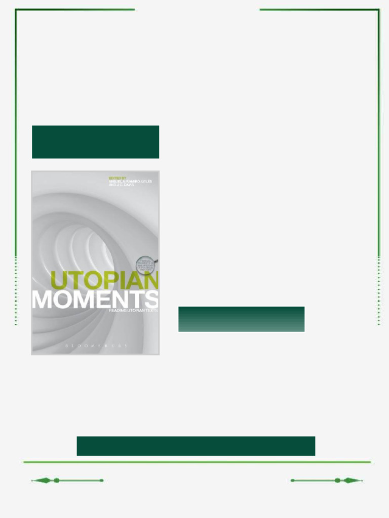 Utopian moments reading utopian texts 1st Edition J. C Davis & Miguel ...
