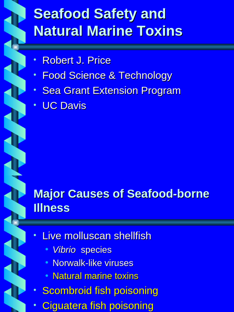 Seafood Safety: Marine Toxins Overview | PDF | Shellfish