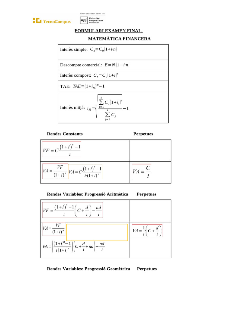 Formulari Final Def | PDF