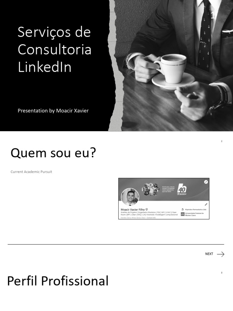 Consultoria para Otimização de Perfis LinkedIn | PDF | Marketing | LinkedIn