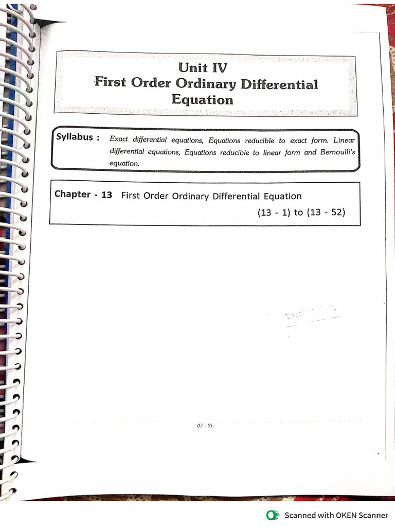 Maths Unit 4 | PDF
