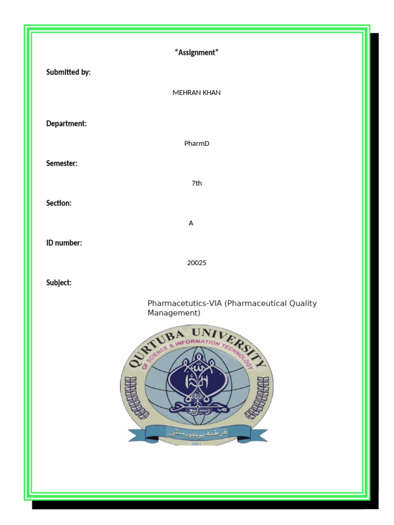 Mehran Mangment 1 | PDF | Pharmaceutical Formulation | Liquids