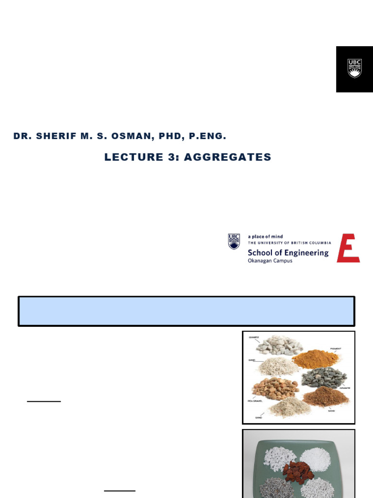 Civil Engineering Materials: Aggregates | PDF | Construction Aggregate ...