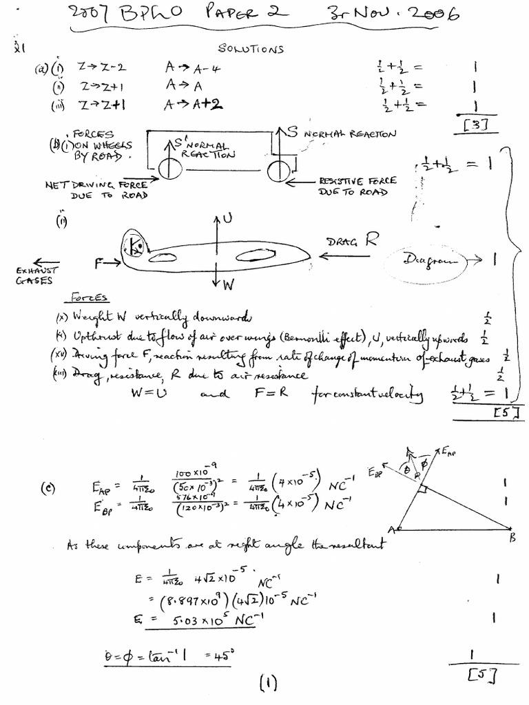 BPhO_Paper2_2007_MS | PDF