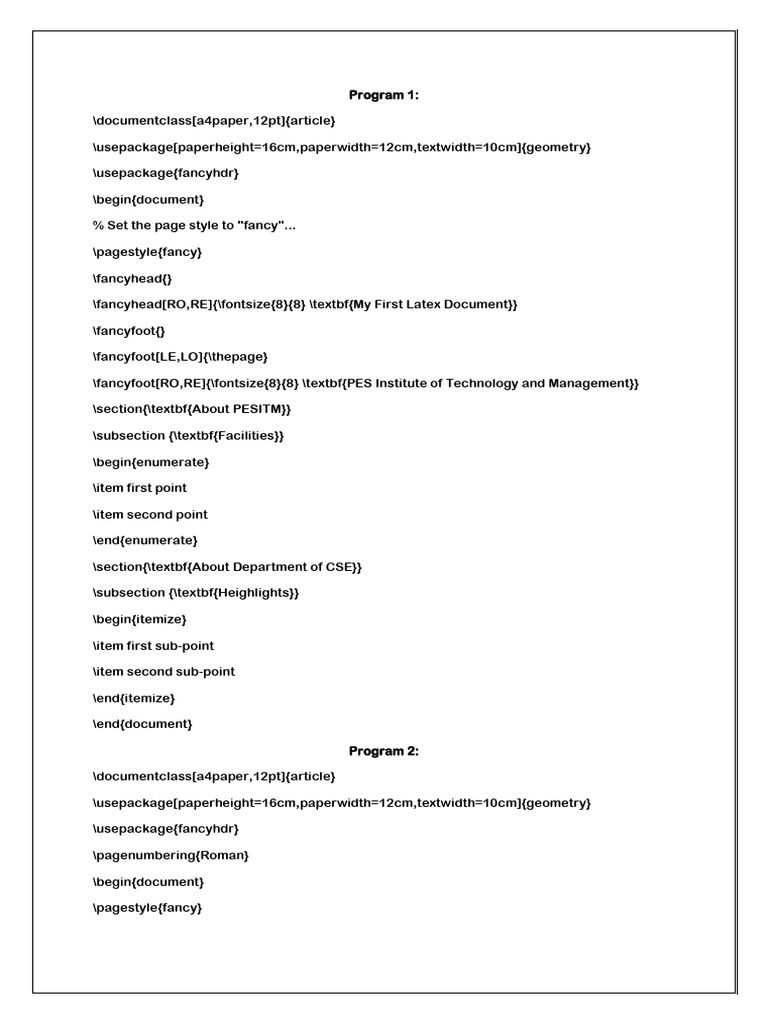 LaTeX Document Examples and Templates | PDF | Theorem | Function ...