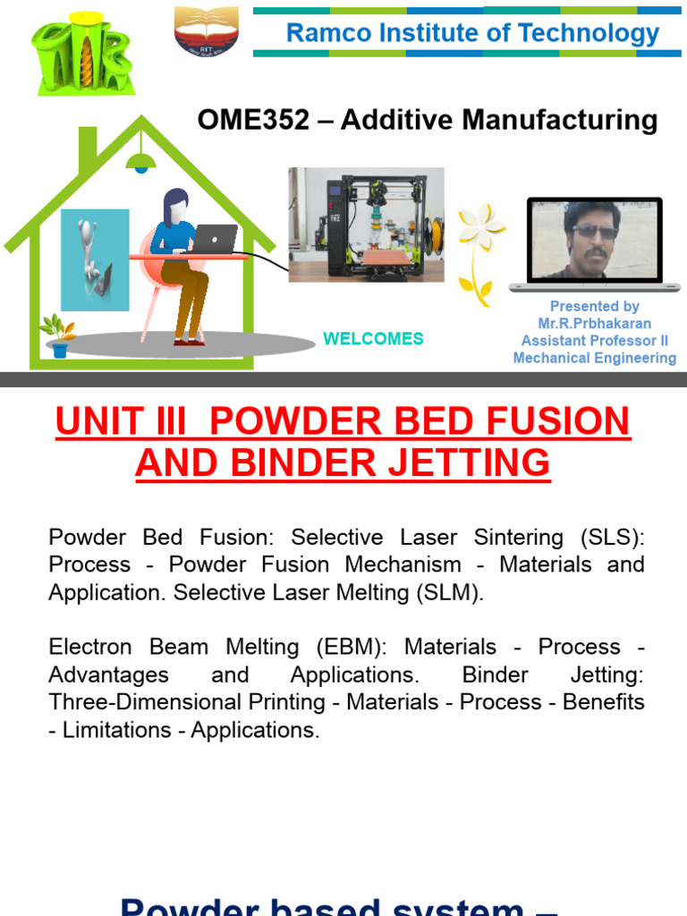 Additive Manufacturing: SLS & SLM Overview | PDF | Sintering | Building ...