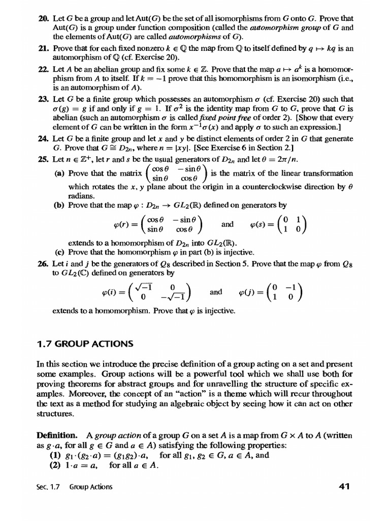 A GT Readings | PDF | Index Of A Subgroup | Group (Mathematics)