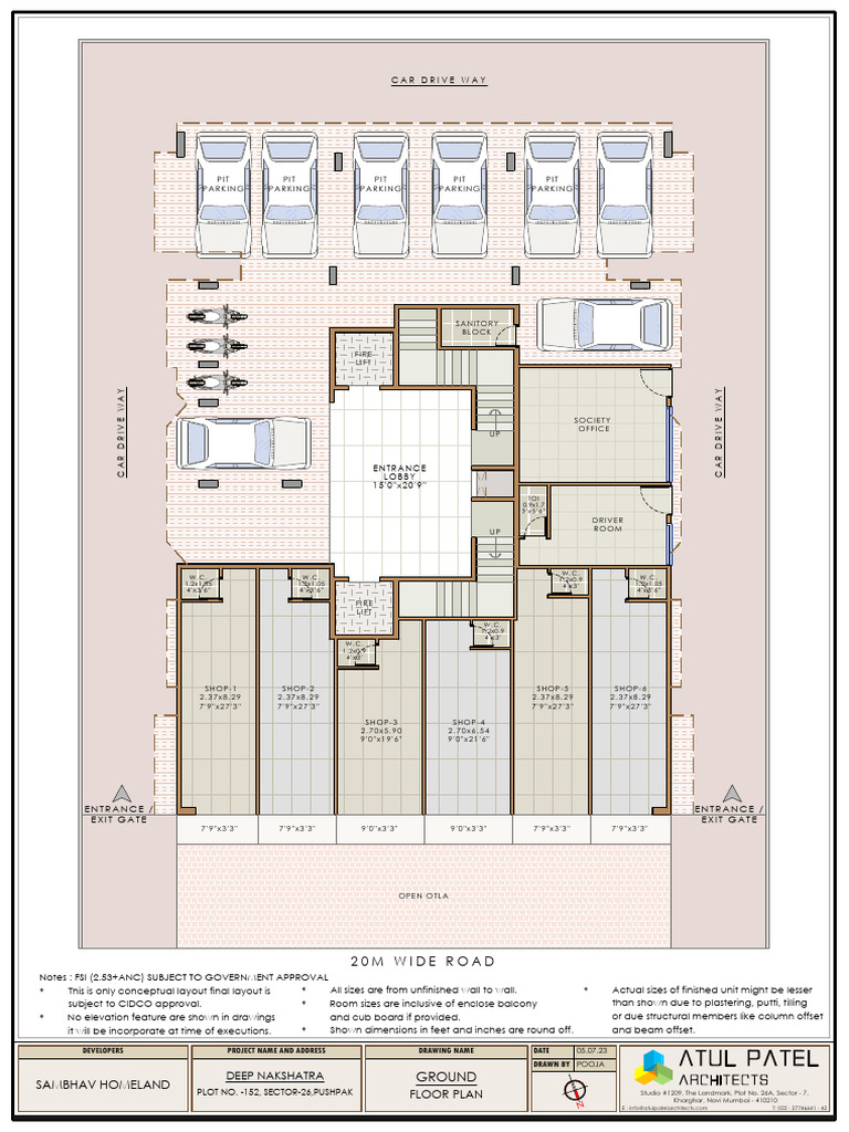 152-26-PUSHPAK NODE (SALEPLAN) 2.53+ANC | PDF | Civil Engineering