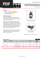 Reliable Model G Sprinkler Catalogue | PDF | Fire Sprinkler System | Screw