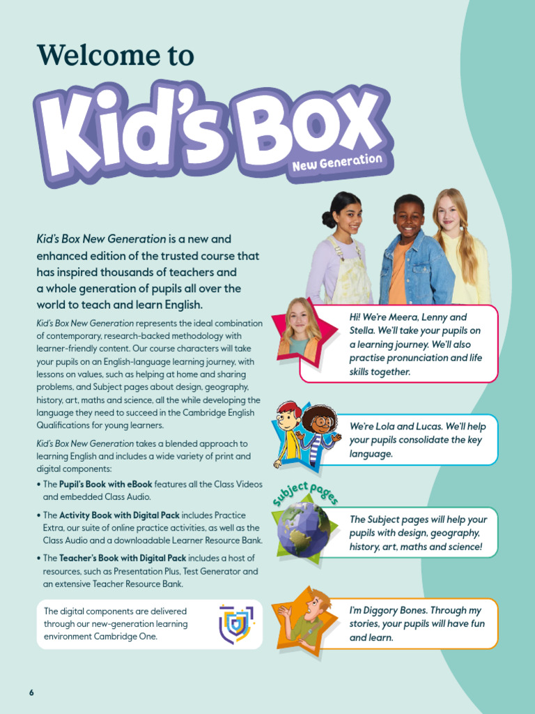 Kid's Box New Generation Overview | PDF | Learning | Learning Disability