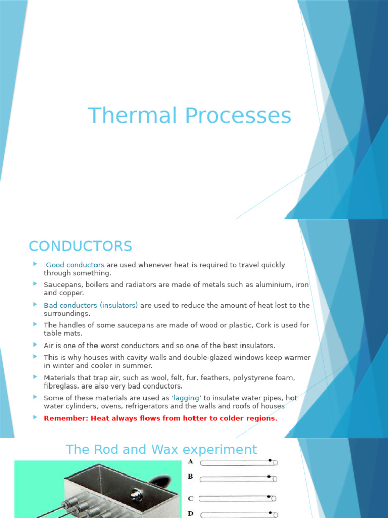 Understanding Thermal Processes and Heat Transfer | PDF | Convection ...
