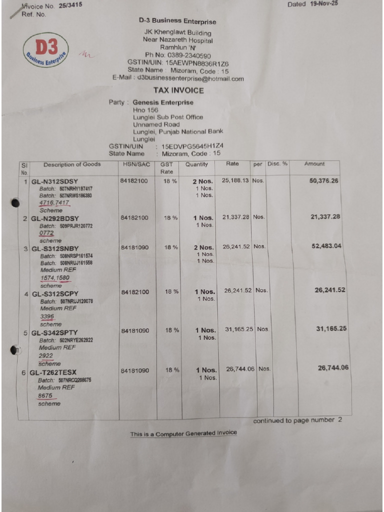 LG 19.12.2025 Invoice | PDF