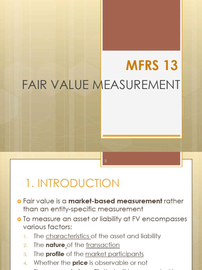 MFRS 13 Fair Value Measurement Guide | PDF | Valuation (Finance) | Fair ...