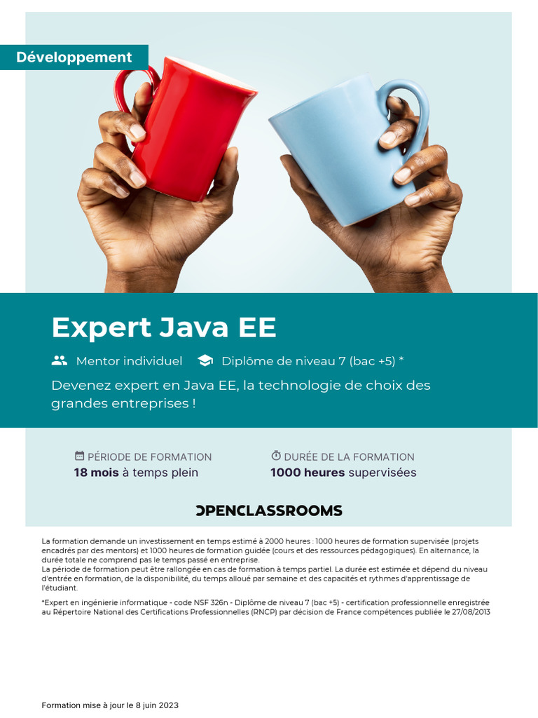 Formation Expert Java EE en Alternance | PDF | Java (Langage de ...