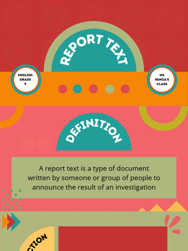 Understanding Report Texts in Grade 9 | PDF